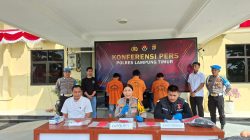 Tiga Kasus Curas Terungkap di Lampung Timur, Senjata Api Rakitan Ikut Diamankan