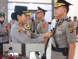 Sertijab Wakapolres, Pejabat Utama dan Kapolsek Jajaran di Wilayah Kerja Polres Lampung Timur 