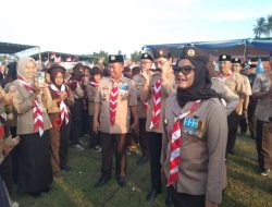 Ketuai Kwarcab Lampung Timur, H. M. Muslih Langsung Gerakkan Apel Besar Hari Pramuka ke-64