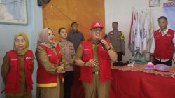 PMI Lampung Timur Tebar Kebaikan, Ratusan Warga Terima Bantuan Beras
