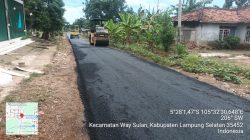 Warga Senang Jalan Karang Pucung Lampung Selatan Kembali Mulus